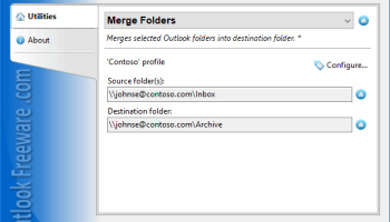 Merge Folders for Outlook screenshot