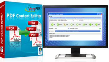 PDF Content Splitter screenshot
