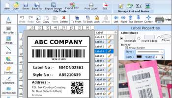 Barcodes for Post Office screenshot