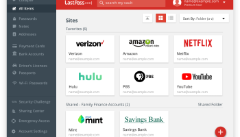 LastPass screenshot
