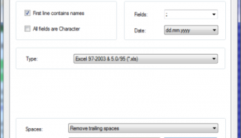 CSV to XLS (Excel) Converter screenshot