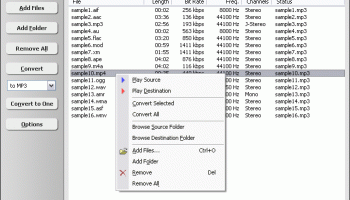 FLAC MP3 Converter screenshot
