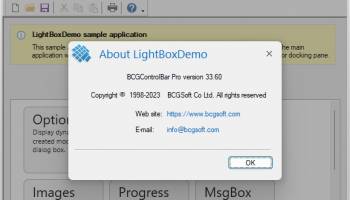 BCGControlBar Professional Edition screenshot