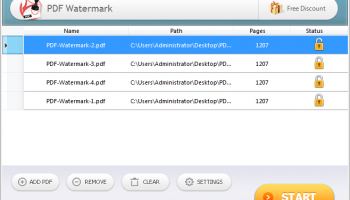 PDF Watermark screenshot