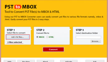 Smart PST to MBOX Converter screenshot
