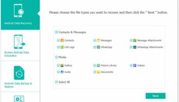 Fonelab for Android screenshot