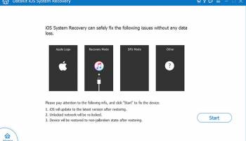 DataKit iOS System Recovery screenshot