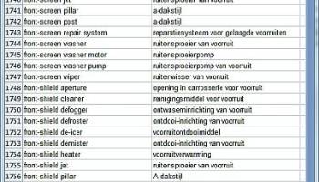 Technical Dictionary English Dutch screenshot