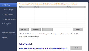 Video DRM Protection screenshot