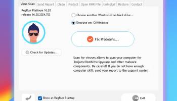 RegRun Security Suite Platinum screenshot