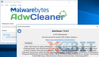 AdwCleaner screenshot