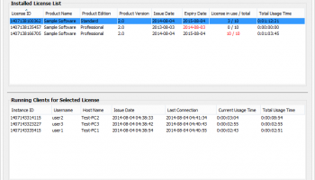 License4J Floating License Server screenshot