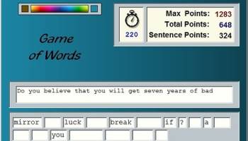 Game of Words screenshot