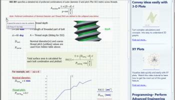 PTC Mathcad Express screenshot