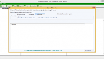 ToolsGround MBOX to PST Converter screenshot