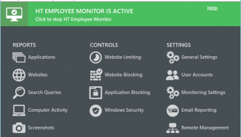 HT Employee Monitor screenshot