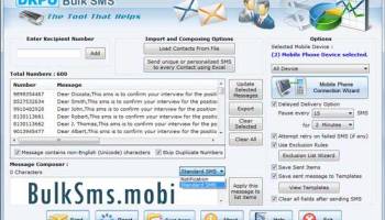 GSM Mobile Messaging Program screenshot