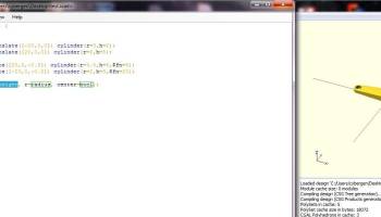 openSCAD Editor screenshot