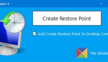 Quick Restore Maker screenshot