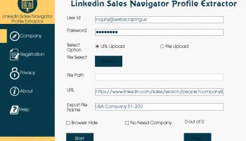 Sales Navigator Extractor For Linkedin screenshot