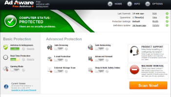 Ad-Aware Free Antivirus+ screenshot