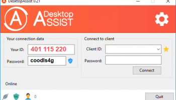 DesktopAssist screenshot