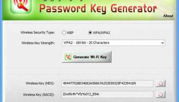 WiFi Password Key Generator screenshot