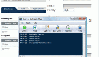 Express Delegate Dictation Manager Free screenshot