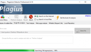 Plagius Basic screenshot
