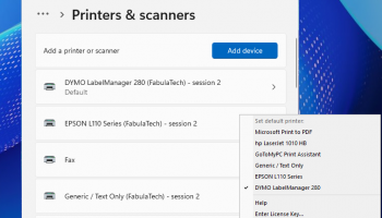 Printer for Remote Desktop screenshot