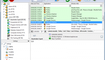 REFOG Free Keylogger screenshot