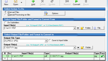 Convert PDF to Image screenshot