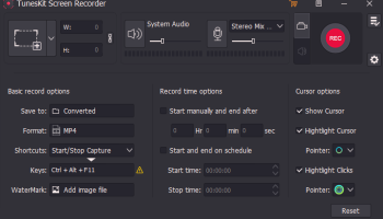 TunesKit Screen Recorder for Windows screenshot