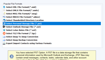 PST to MBOX Converter screenshot