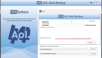 CM AOL Backup Tool screenshot
