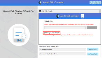 Sysinfo EML to PST Converter screenshot