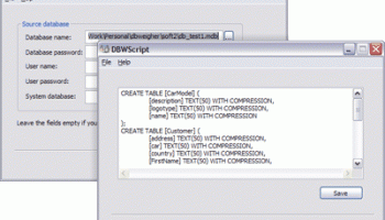 DBWScript screenshot