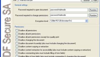 PDF Secure SA screenshot