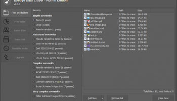 ByebyeData Eraser AdminEdtition screenshot