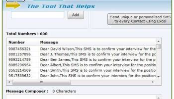 Online Bulk SMS screenshot