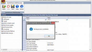 SysInfoTools WAB File Recovery screenshot