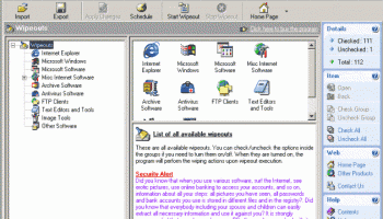 Evidence Exterminator screenshot