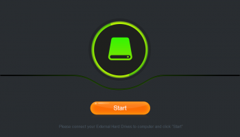 Shining External Hard Drive Data Recover screenshot