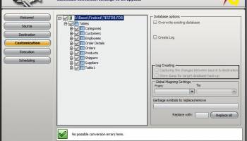 DBConvert for MS Access & Firebird screenshot