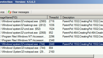 EaseFilter Process Filter Driver SDK screenshot