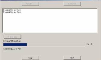DivXRepair screenshot