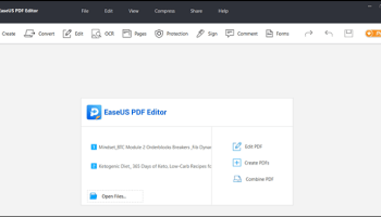EaseUS PDF Editor screenshot