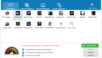 Wise Game Booster screenshot