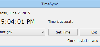 HS TimeSync screenshot
