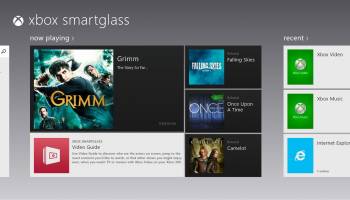 Xbox SmartGlass for Win8 UI screenshot